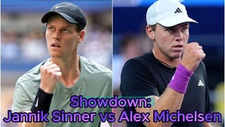 US Open 2024 Showdown Jannik Sinner vs Alex Michelsen [upl. by Henricks]