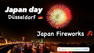 Japan day fireworks in Düsseldorf NRW 🇩🇪 [upl. by Coffin]