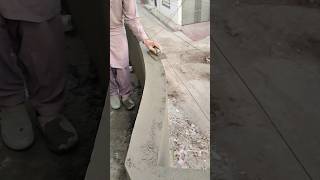 How Edges Plaster ✅ plaster construction satisfying amazing fast skills DIY viralvideo [upl. by Arbma406]