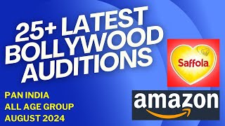 25 Latest Bollywood Auditions  Casting Call Acting Modeling FilmSerial Auditions  August 2024 [upl. by Lyris871]