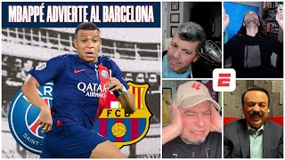 KYLIAN MBAPPÉ advierte al Barcelona antes de la Champions ‘NO ME VOY A ESCONDER’  Exclusivos [upl. by Lebanna]