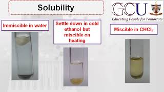 Biochem26  Qualitative analysis of lipids  Acrolein Test  Sudan IV test  Solubility test [upl. by Anerb]