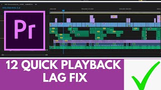 How To fix Premiere Pro Playback Lag  12 ways To Fix Slow Playback In Timeline [upl. by Selena188]