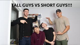 TALL GUYS VS SHORT GUYS w TEAM ALBOE [upl. by Jahncke]