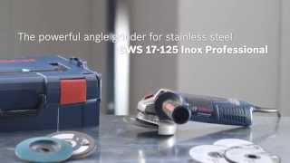 Bosch Blue Professional  NEW GWS 17125 INOX Grinder  Upgrade from 1500 to 1700 Watt [upl. by Kimmy]