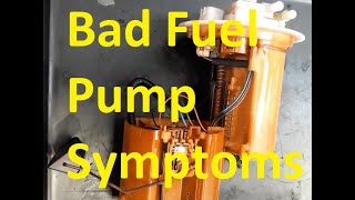 Symptoms of a Fuel Pump Going Bad or Failing [upl. by William252]