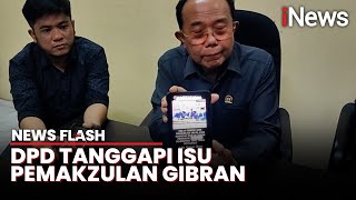 DPD RI Klarifikasi Isu Refly Harun cs Ajukan Pemakzulan Gibran Rakabuming Raka [upl. by Raseac]