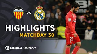 Highlights Valencia CF vs Real Madrid 21 [upl. by Adelpho448]