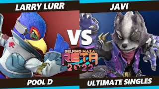 RETA 2022  Javi Wolf Vs Larry Lurr Falco Wolf SSBU Ultimate Tournament [upl. by Aicerg]