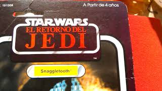 ROTJ PBP Snaggletooth Vintage Star Wars action figure review 😗 [upl. by Johnathon]