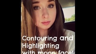 Contouring and highlighting for Moon Face while on Prednisone [upl. by Pry]