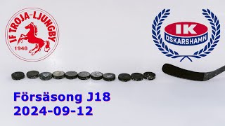 J18TrojaLjungbyIKO 240912 [upl. by Nnylamme]