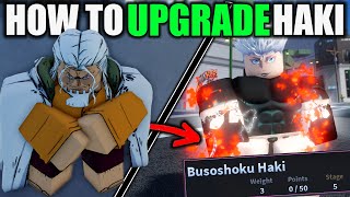 HAKI REWORK HOW TO LEVEL UP HAKI  AUT [upl. by Eanal605]