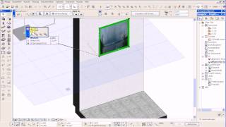 Archicad 16 Mini Tut Bild an die Wand hängen [upl. by Ahseen]