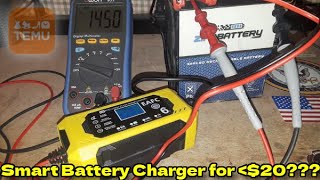 Smart 12V Battery Charger With Pulse Repair [upl. by Ellinnet272]