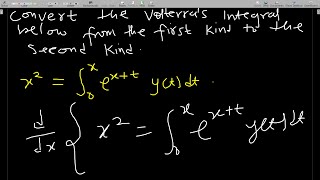 Integral Equation  Solution By Leibniz Rule Of Volterra Integral Equation  by GP Sir [upl. by Garceau]