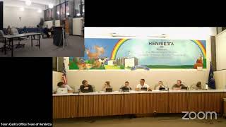 Town of Henrietta Zoning Board of Appeals Meeting  September 4 2024 [upl. by Ennayelhsa285]