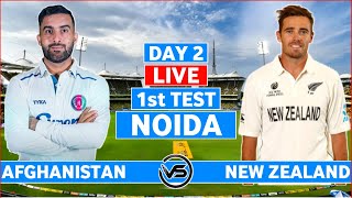 New Zealand vs Afghanistan Only Test Live Scores  NZ vs AFG 1st Test Day 2 Live Scores amp Commentary [upl. by Oyek]