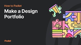 How to make a design portfolio on Padlet [upl. by Ashjian]