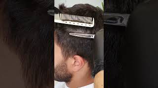 Técnica para cortar cabelo como profissional  cortedecabelo cortemasculino barber [upl. by Ecined213]