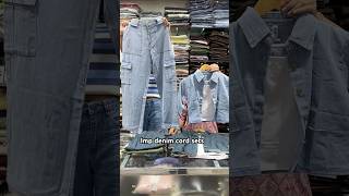 Imported denim cord sets  WhatsApp 9998028064 new stylish trending shorts denimstyle surat [upl. by Alamap751]