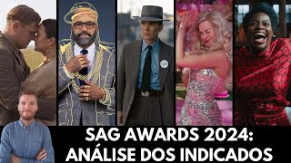 SAG Awards 2024  Análise dos indicados cinema encaminhamentos pro Oscar surpresas e esnobes [upl. by Ebonee805]