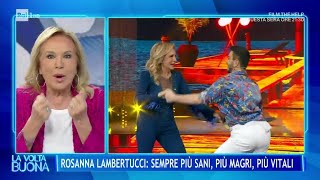 Rosanna Lambertucci sempre più magri e più sani  La volta buona 12112024 [upl. by Amahs]