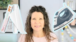 DONT RUIN YOUR PROJECT How To Iron On Cricut Vinyl With Regular Irons for Beginners [upl. by Siramay]