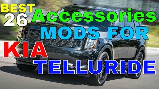 26 Different Accessories MODS You Can Have In Your KIA TELLURIDE For Interior Exterior [upl. by Jeremias693]