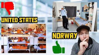 Californian Reacts  How Norways Prisons Are Different From Americas  Treat them like HUMANS [upl. by Cohla]