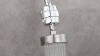 Tecmolog High Output Revitalizing Shower Filter  Reduces Dry Itchy Skin Improves Your Skin [upl. by Trabue394]