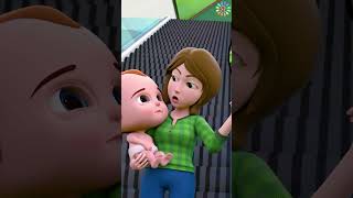 Be Careful At The Escalator Song  Kids Songs amp Nursery Rhymes  Shorts [upl. by Aynekat541]