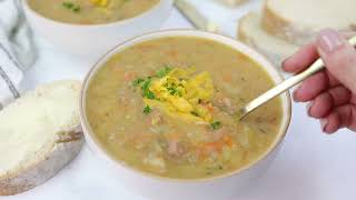 Ham and Potato Soup  Easy Slow Cooker Recipe  Make Ahead Freezer Meal  Soup Dinner Ideas [upl. by Jansson]