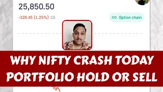 WHY NIFTY CRASH  STOCK MARKET NEWS  SHARE MARKET LATEST NEWS  STOCK MARKET KU GIR RHA HAI nifty [upl. by Yecnahc]