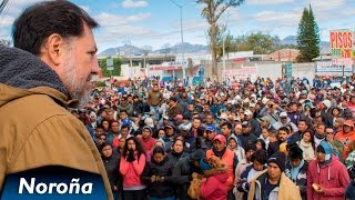 La Rebelión en Ixmiquilpan Hidalgo  Mensaje de Fernández Noroña [upl. by Netsrijk322]