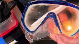 How to defog Burn amp toothpaste a new scuba mask [upl. by Jonie]