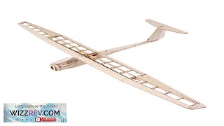 JWRC Griffin 1055mm Wingspan Balsa Wood RC Airplane Glider Trainer KIT Review [upl. by Elletsirhc681]