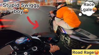 Stupid Swiggy boy Race Lgale🤬 [upl. by Akahs]