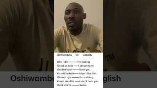 Learn how to speak Oshiwambo Basic phrases english oshiwambo vocabulary namibia [upl. by Terriss]