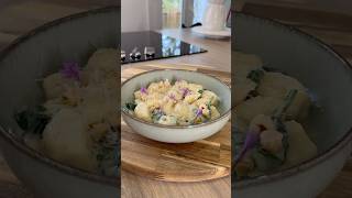 Gnocchis gorgonzola 🧀 food foodie recette recipe easyrecipe italianfood cuisine foodshorts [upl. by Malvina]