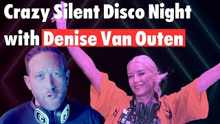 Epic BehindtheScenes  Denise Van Outen Rocks the Silent Disco 🎧 [upl. by Aiehtela]