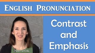 Master English Stress and Intonation for Contrast and Emphasis [upl. by Abram]