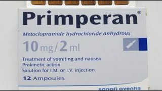 بريمبران أقراص حقن مضاد للقىء والغثيان Primperan amp tab for antiemetic and antinausea injections [upl. by Erund]