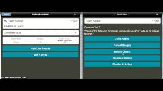 Socrative Teacher and Student Clicker [upl. by Flynn]