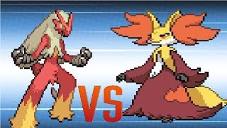 Pokemon Blaziken amp Sceptile amp Swampert vs Greninja amp Delphox amp Chesnaught [upl. by Anir]