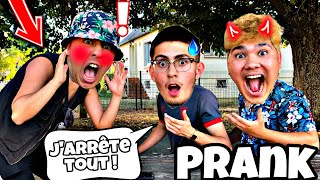 JE PRANK ADEMampBILAL  j’arrête YouTube   🔥 [upl. by Fenn]