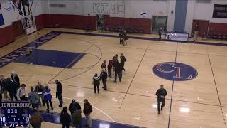 Chautauqua Lake vs Clymer Central High School Boys Varsity Basketball [upl. by Cherlyn]