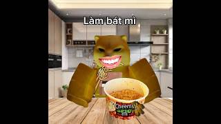 ĐÁNH RĂNG XONG lẠI Thấy đói bụng 🤣cre dingdingtv giaitri meme roblox cheems [upl. by Kiernan471]