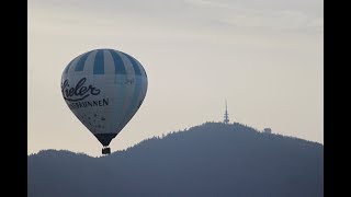 Ballonfahrt im Markgräflerland Begleitfahrt [upl. by Enoval856]