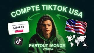 Obtenez un VRAI compte Tiktok américain avec cette NOUVELLE astuce [upl. by Bondon]